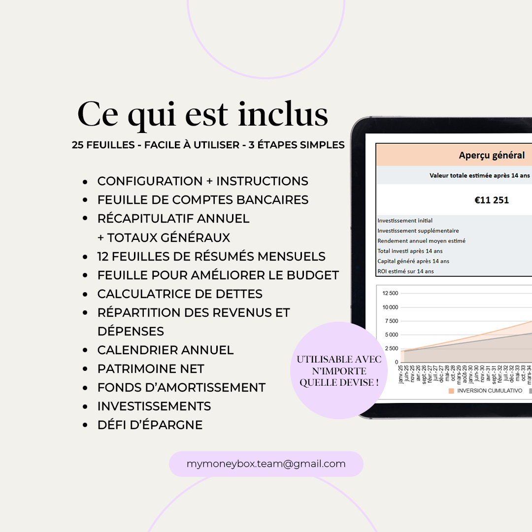 Modèle Avancée Gestion Finance Couple & Famille