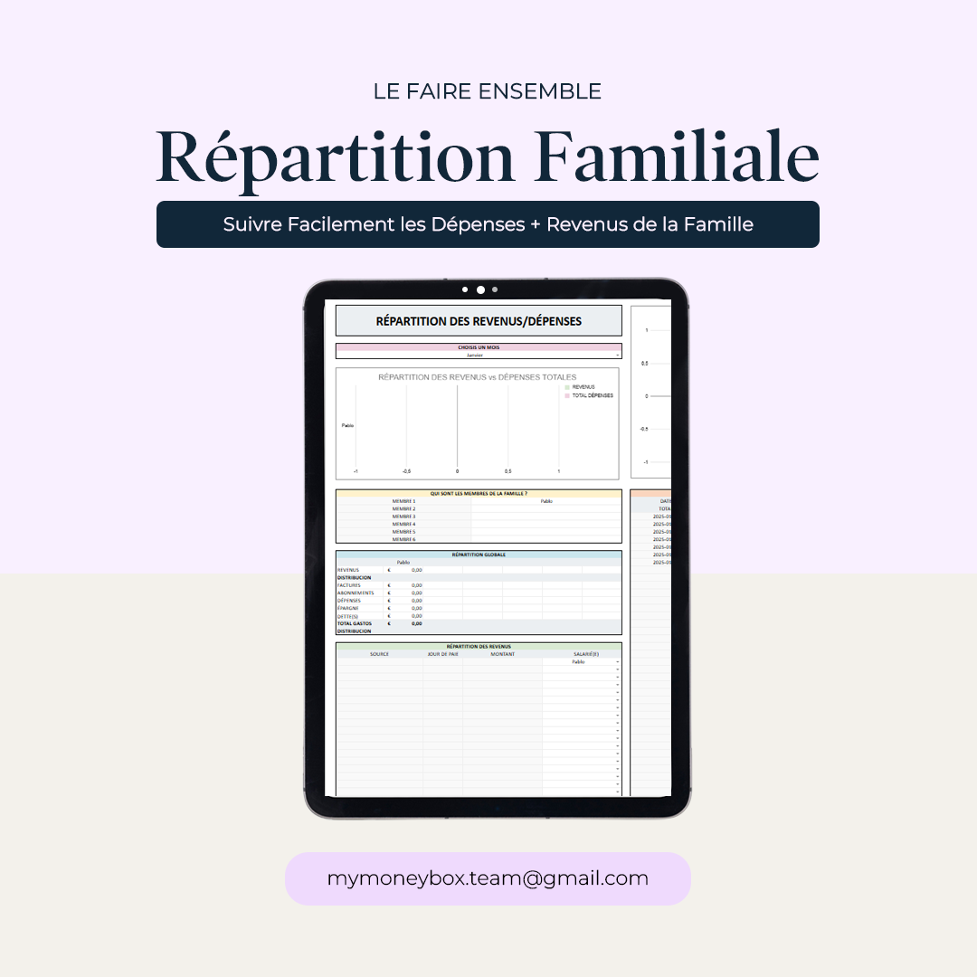 Modèle Avancée Gestion Finance Couple & Famille
