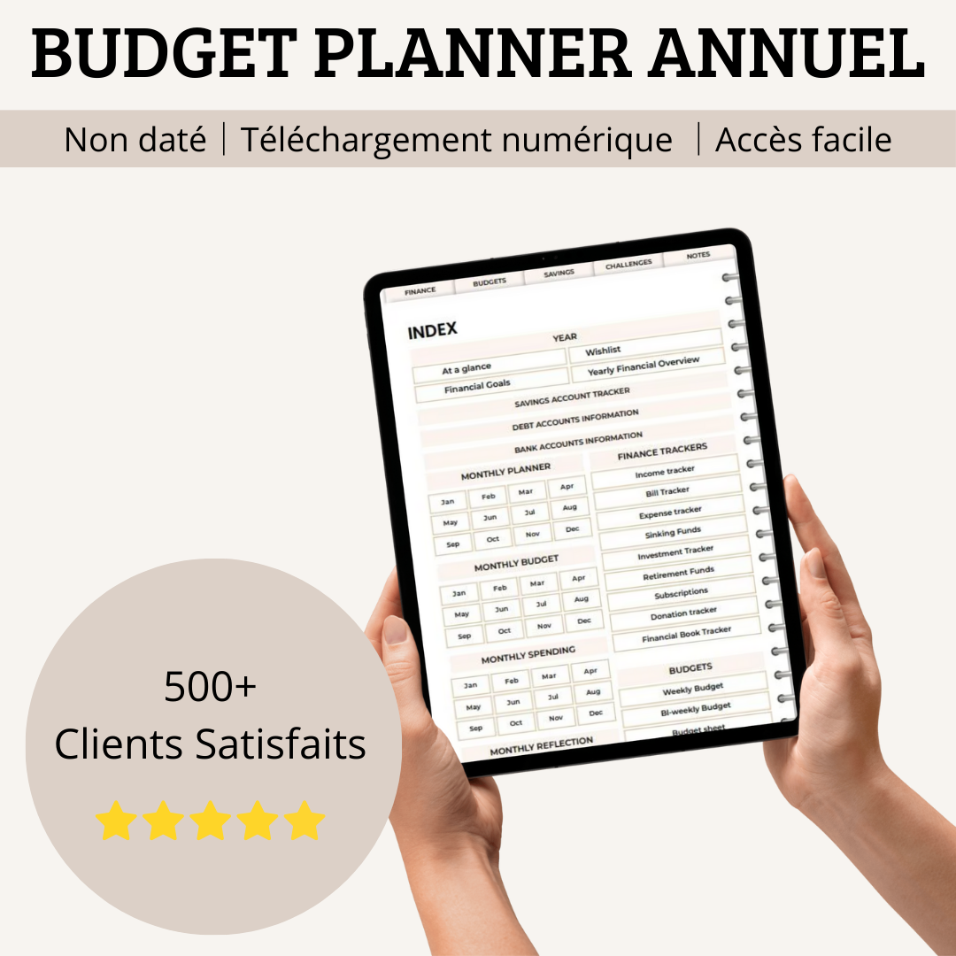 Budget Planner Annuel (Non Daté)