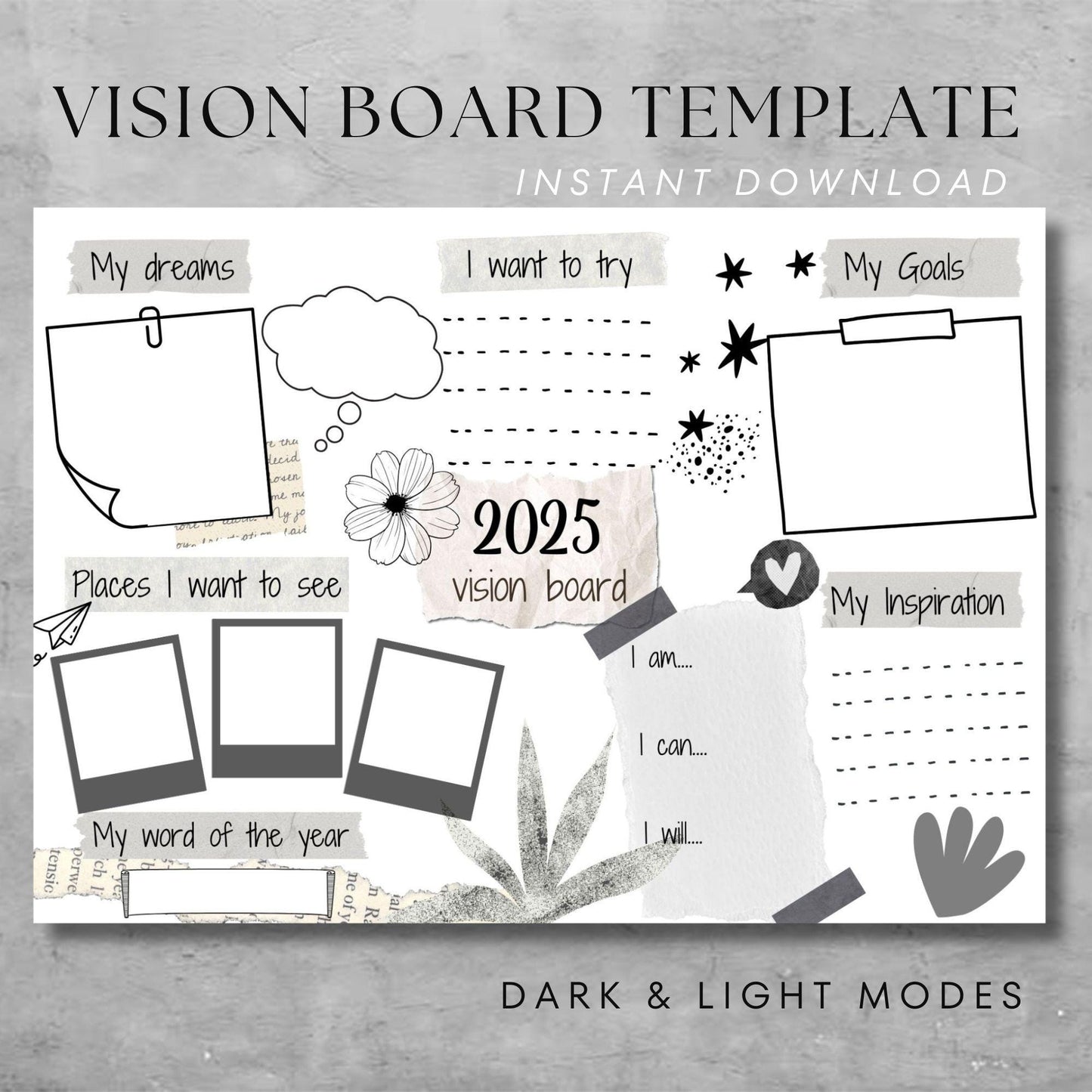 Vision Board Financier 2025