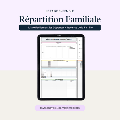 Modèle Avancée Gestion Finance Couple & Famille
