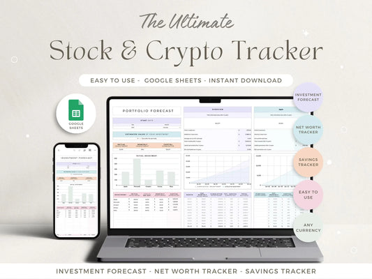 Portefeuille Bourse & Crypto – Google Sheets