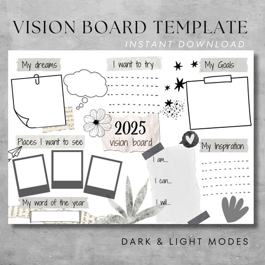 Vision Board Financier 2025